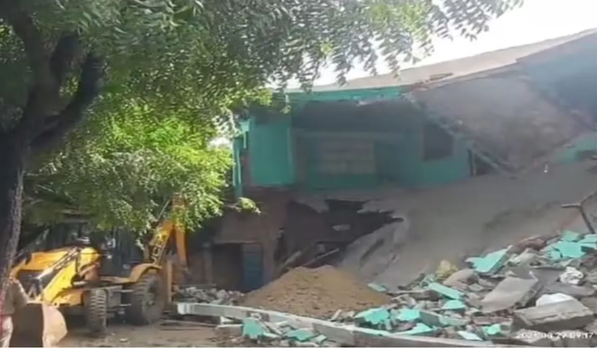 મૈનપુરી ઇમારત ધરાશાયી