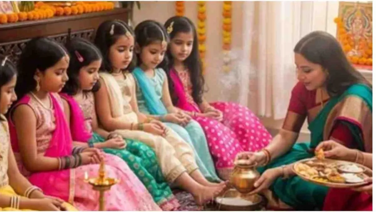 Navratri Kanya Pujan Ka Mahatva