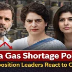 Opposition reaction on gas crisis India