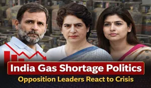 Opposition reaction on gas crisis India
