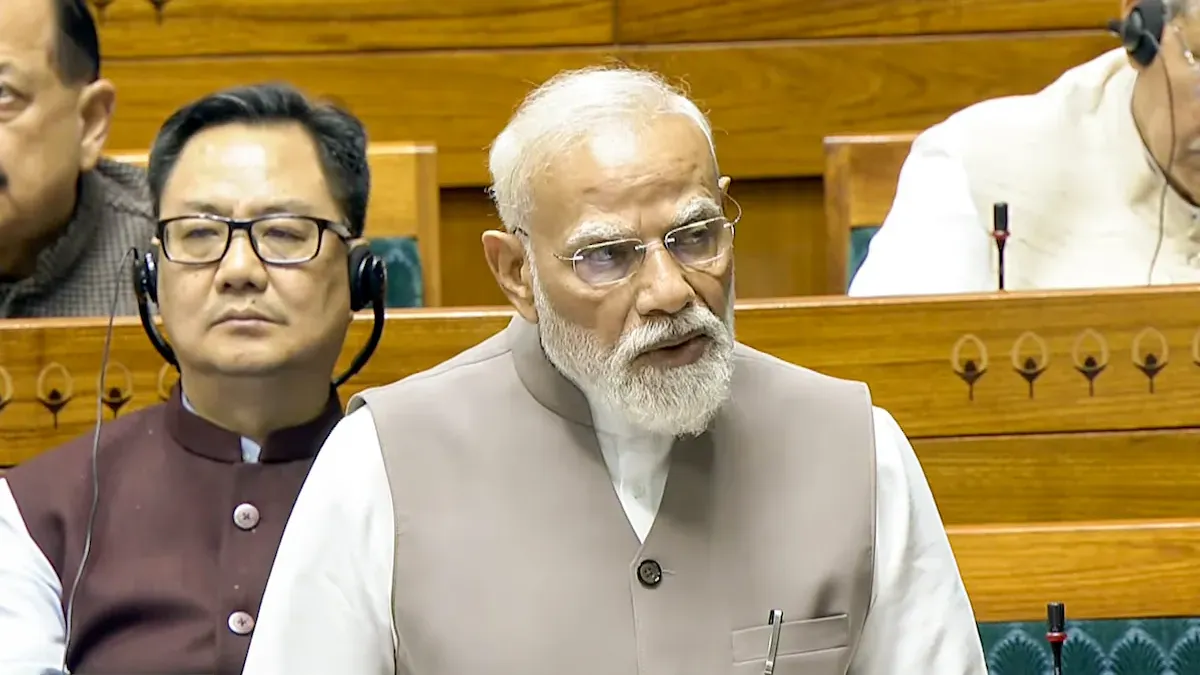 PM Modi Rajya Sabha Iran Israel War Statement