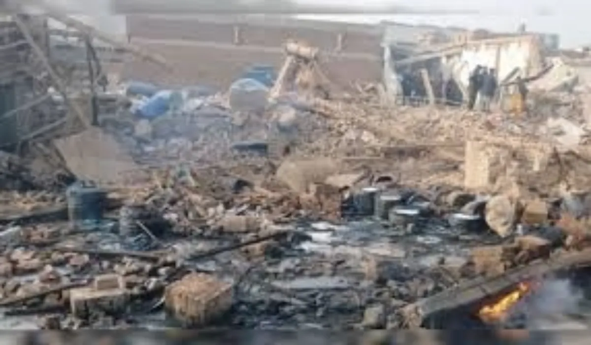 Pakistan gas pipeline explosion