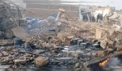Pakistan gas pipeline explosion