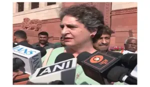 Priyanka Gandhi LPG crisis statement