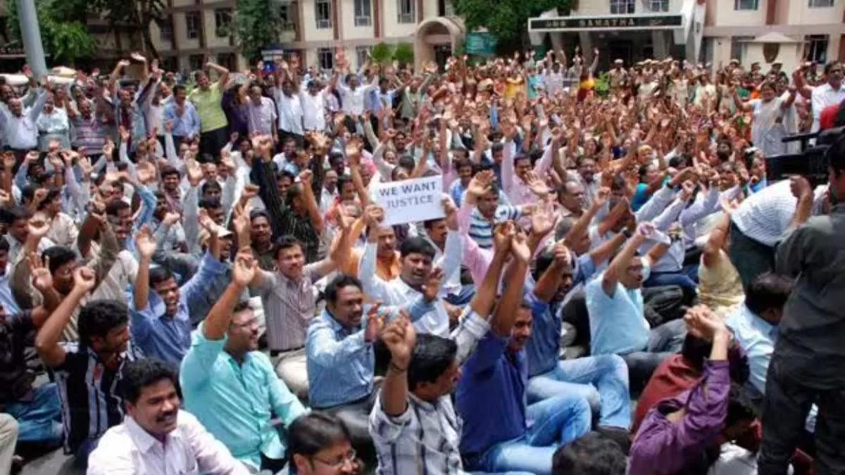 Protest Against Telangana Government