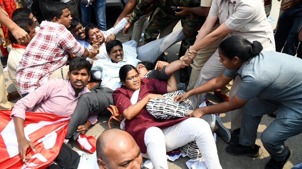 Telangana Protest News