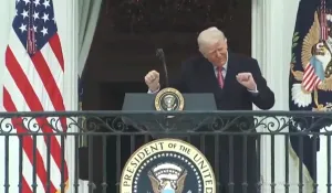Trump White House Balcony Dance