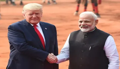 Trump hints India visit