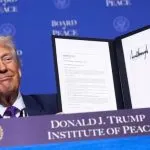 Trump signature on US dollar