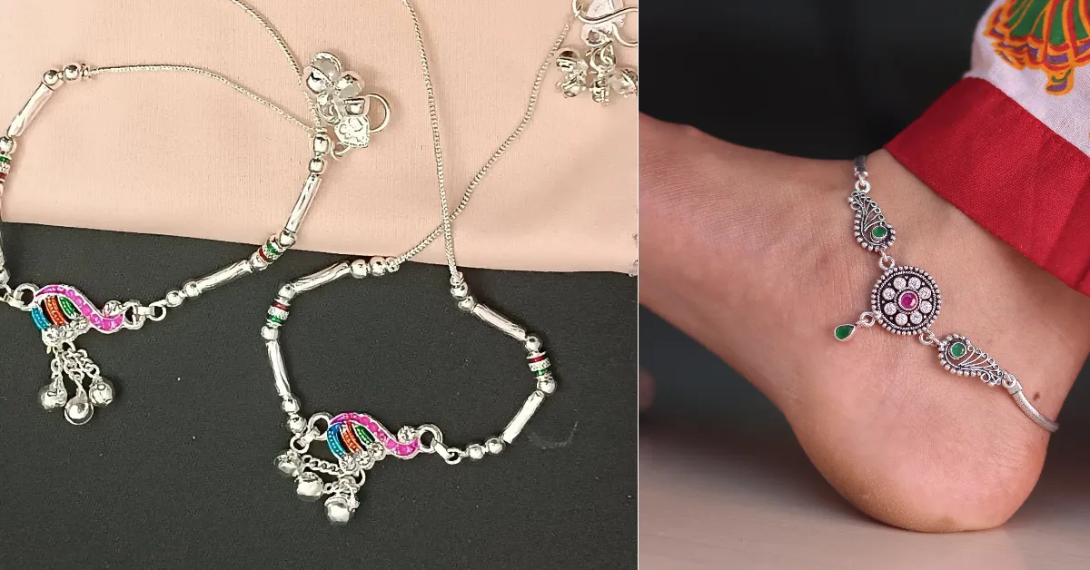 4 Gram Silver Payal New Design​( Source: Social Media)