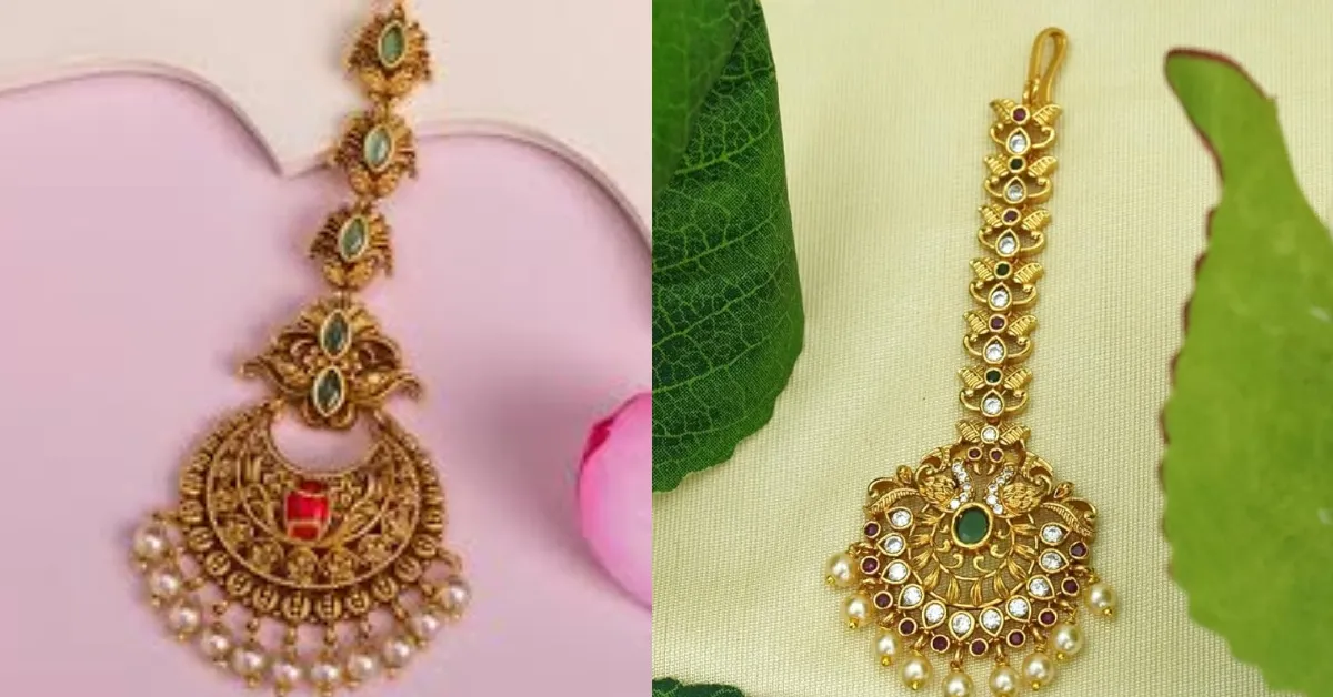 Gold Maang Tikka Designs( Source: Social Media)
