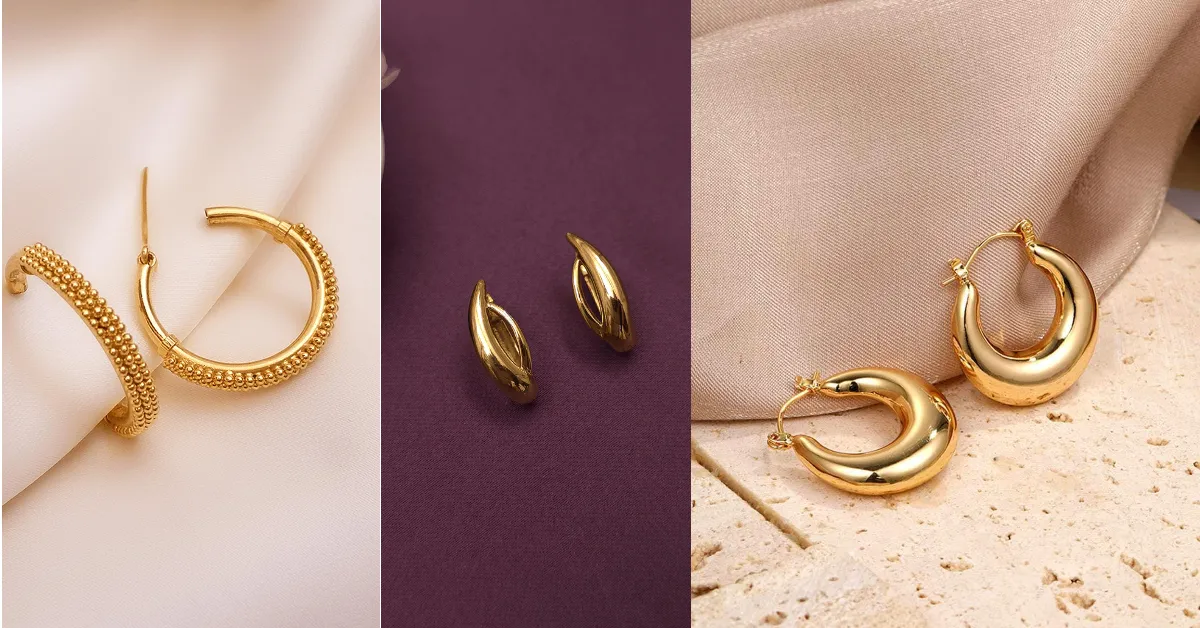 Gold Hoop Earrings Design( Source: Social Media)