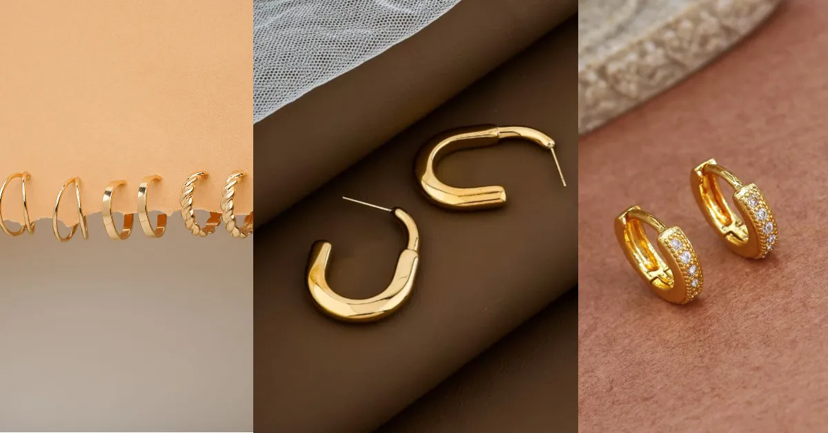Gold Hoop Earrings Design( Source: Social Media)