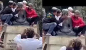 Bareilly Mahatma Gandhi Statue Video