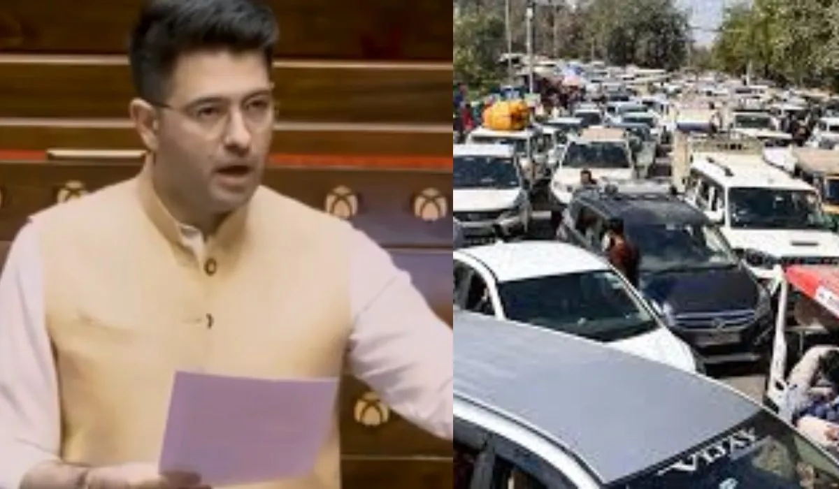 Raghav Chadha Traffic Speech