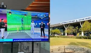 Raipur Airport IPL Live Screening