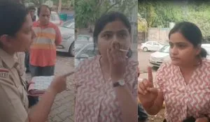Delhi woman smoking controversy
