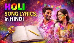 Holi Song Lyrics in Hindi (image AI genrated )