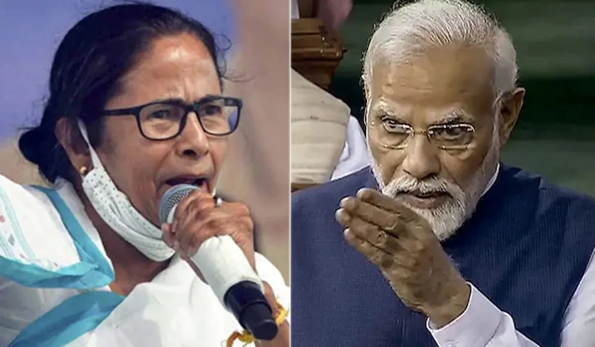 PM Modi on Mamata Banerjee (image social media )