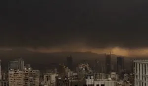 Iran Tehran Black Rain