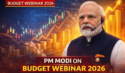 PM Modi on Budget Webinar 2026 (image AI Ganrated )