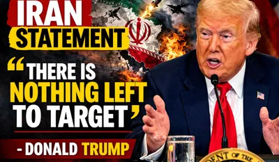 Donald Trump Iran Statement (image: AI ganrated )