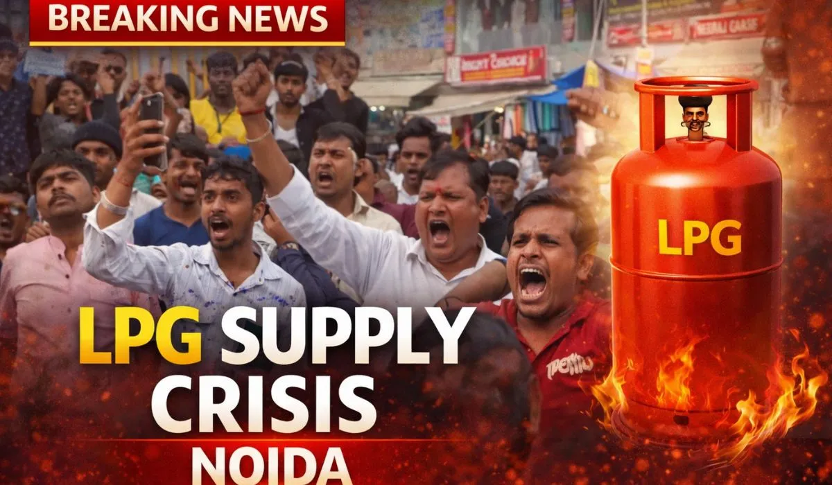 LPG supply crisis Noida (image: AI ganrated )
