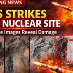 US Strikes Iran Nuclear Facility (image: social media )