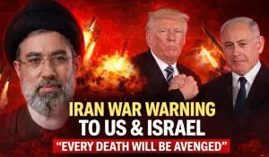 Iran warning US-Israel (image: AI ganrated )