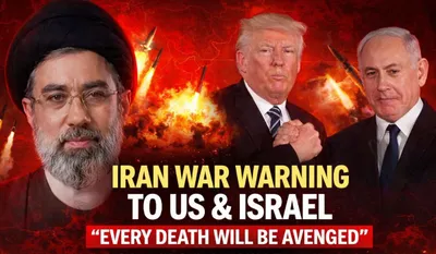 Iran warning US-Israel (image: AI ganrated )