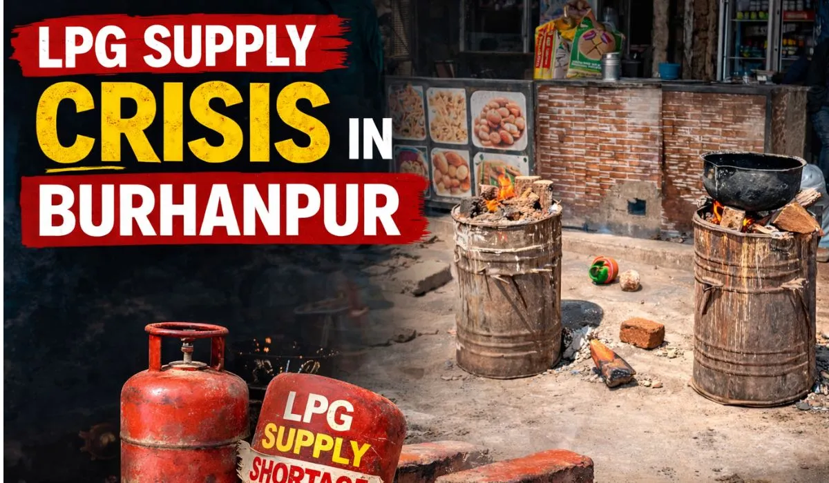 LPG Supply Crisis in Burhanpur (image AI ganrated)