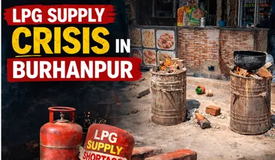 LPG Supply Crisis in Burhanpur (image AI ganrated)