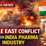 Middle East Conflict Impact India Pharma Industry (image AI ganrated)