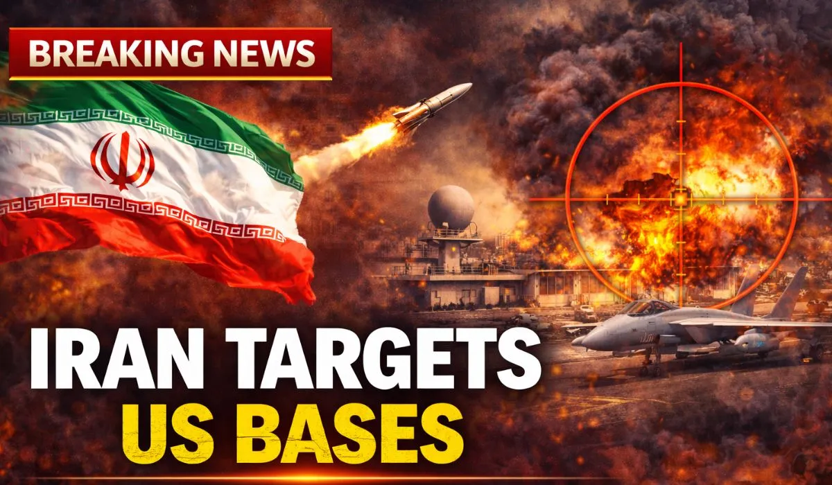 Iran Targets US Bases (image AI ganrated)