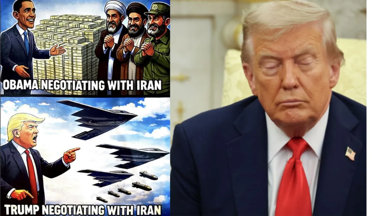 Trump vs Obama Memes on Iran