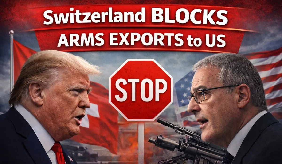 Switzerland Blocks Arms Exports to US ( AI ganrated )