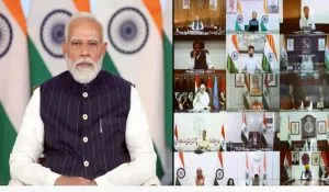 PM Modi Virtual Meeting with CM