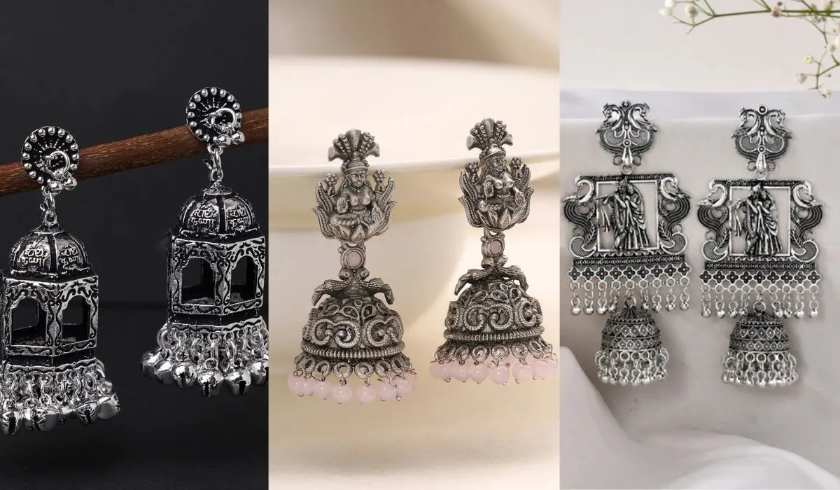 Silver Jhumki Designs