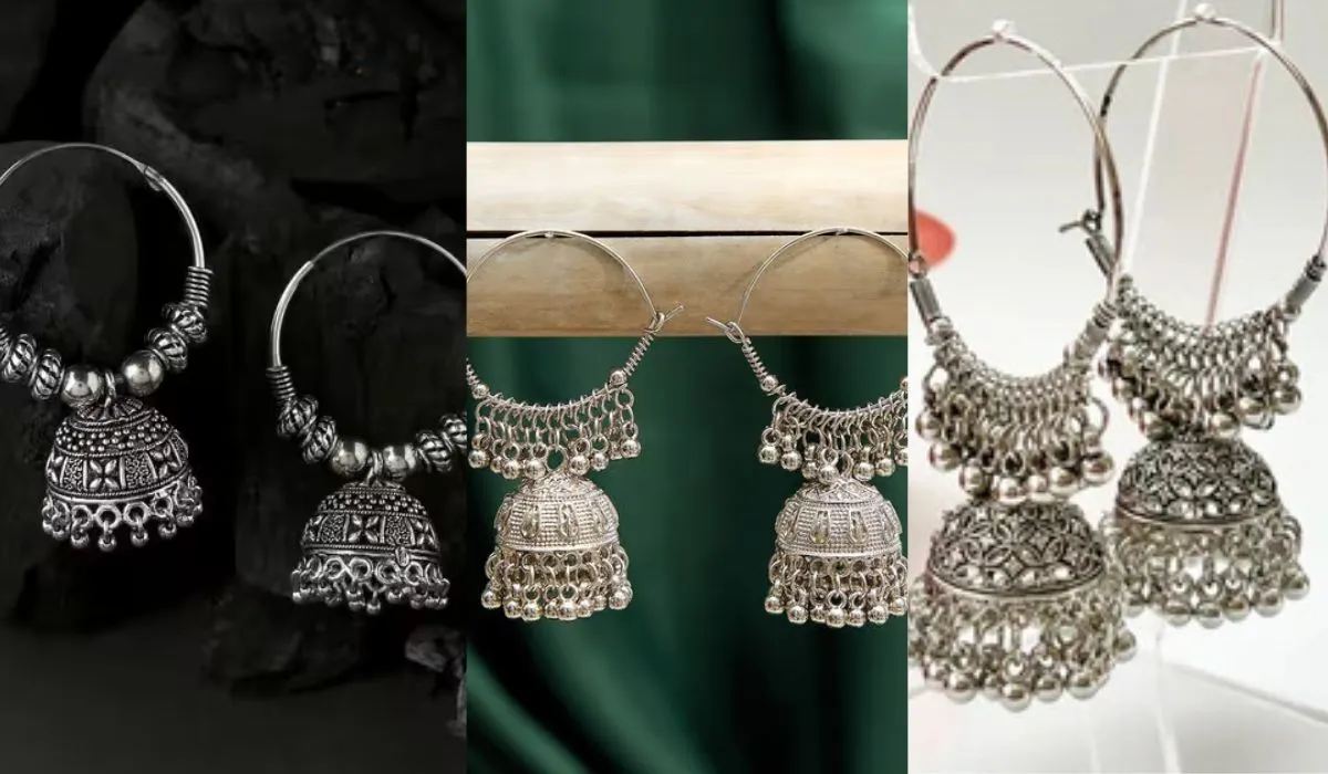 Silver Jhumki Designs