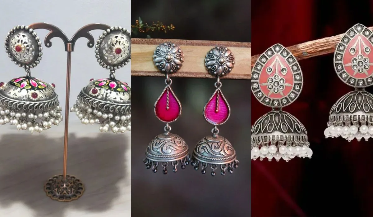 Silver Jhumki Designs
