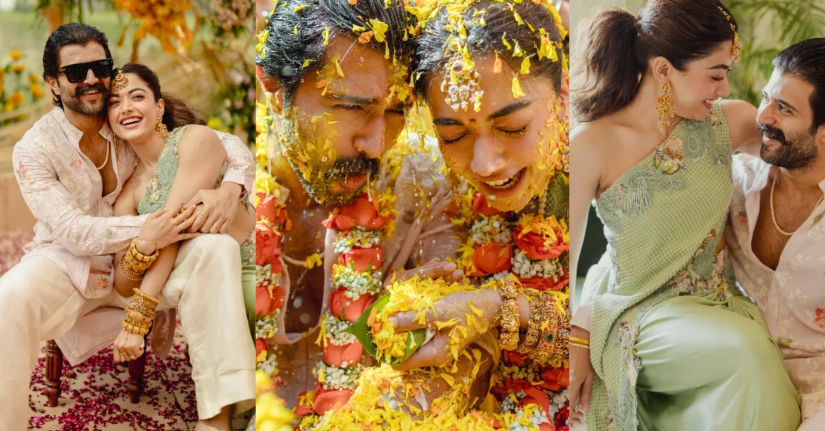 Rashmika-Vijay Haldi Ceremony