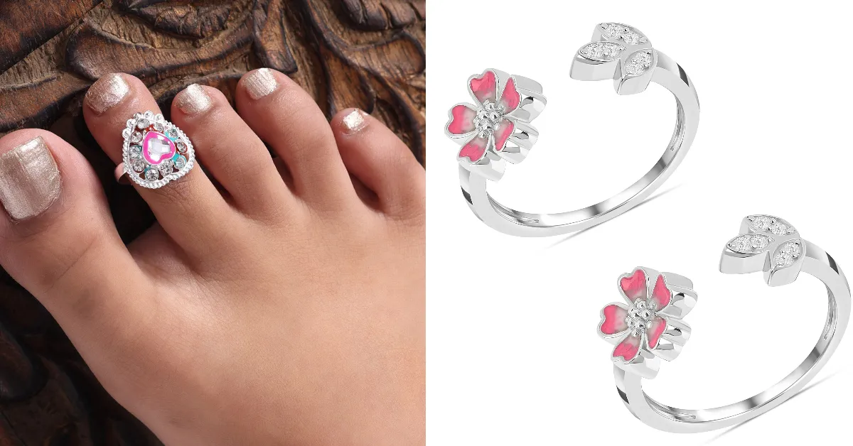 Meenakari Toe Rings( Source: Social Media)