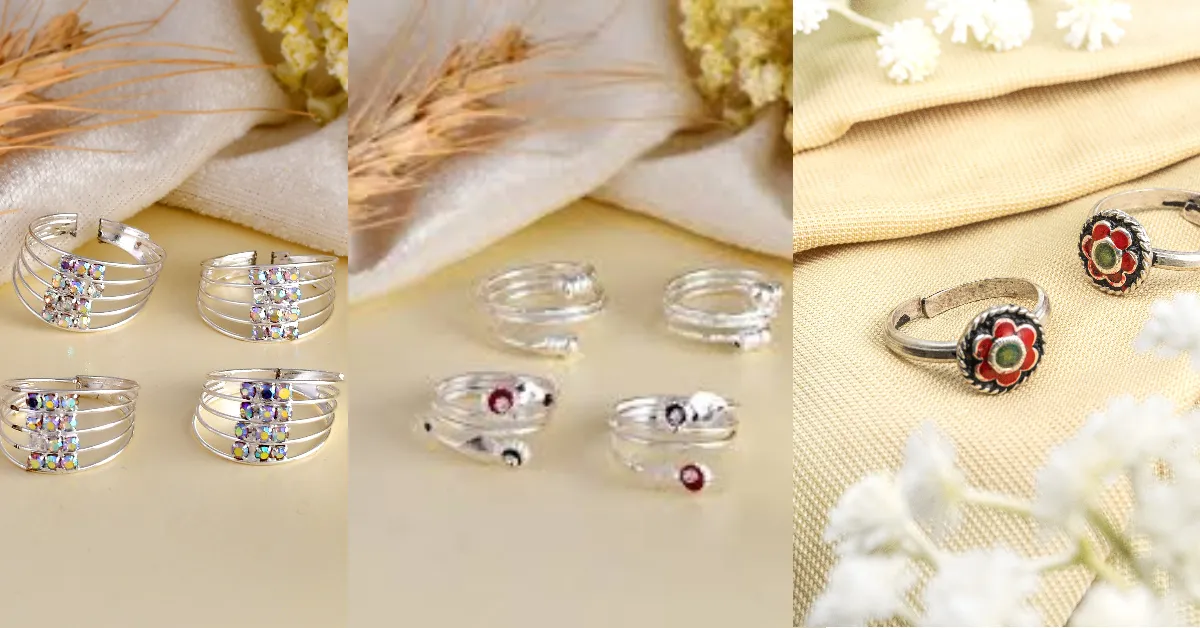 Meenakari Toe Rings( Source: Social Media)