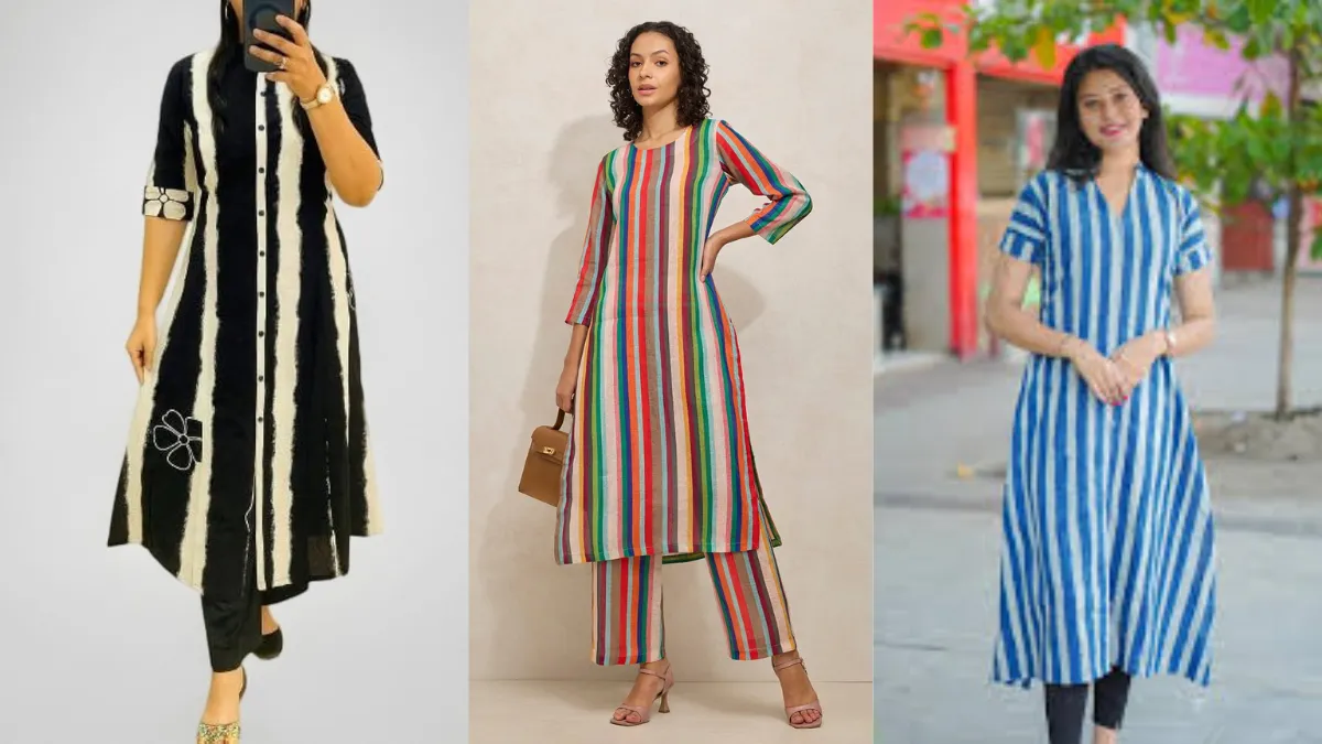 Vertical style kurti