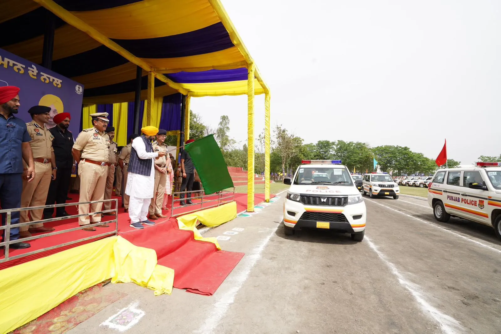Punjab Police Emergency Response Vehicles