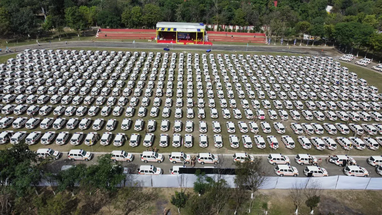 Punjab Police Emergency Response Vehicles