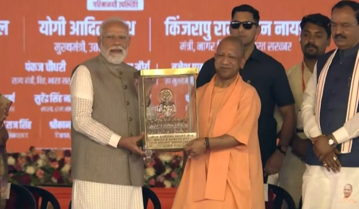 Yogi on Jewar Airport inauguration