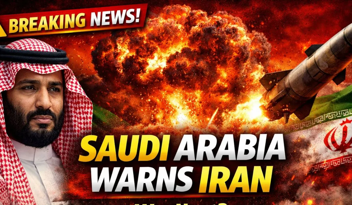 Saudi Arabian warns Iran(image: AI Ganreated )