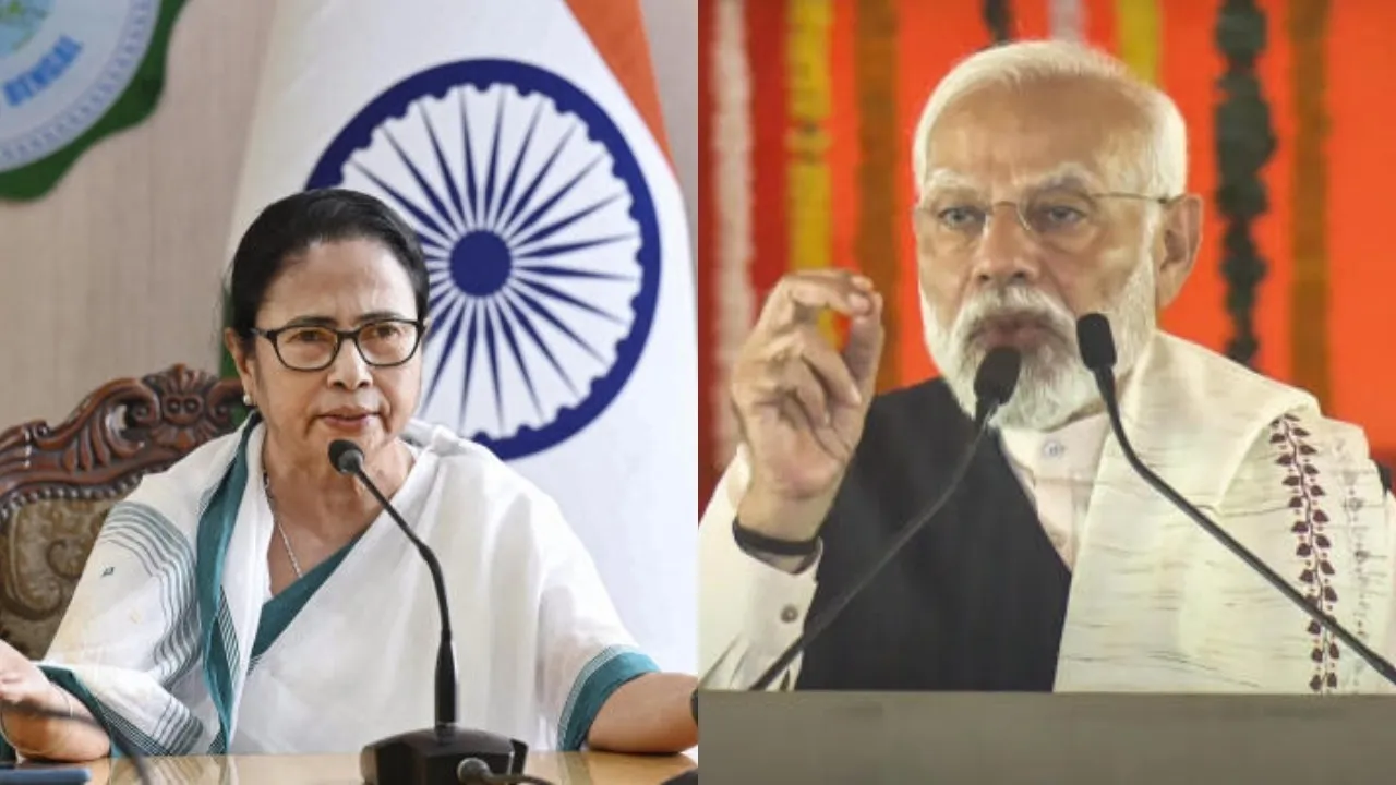 PM Modi on Mamata Banerjee (image social media )