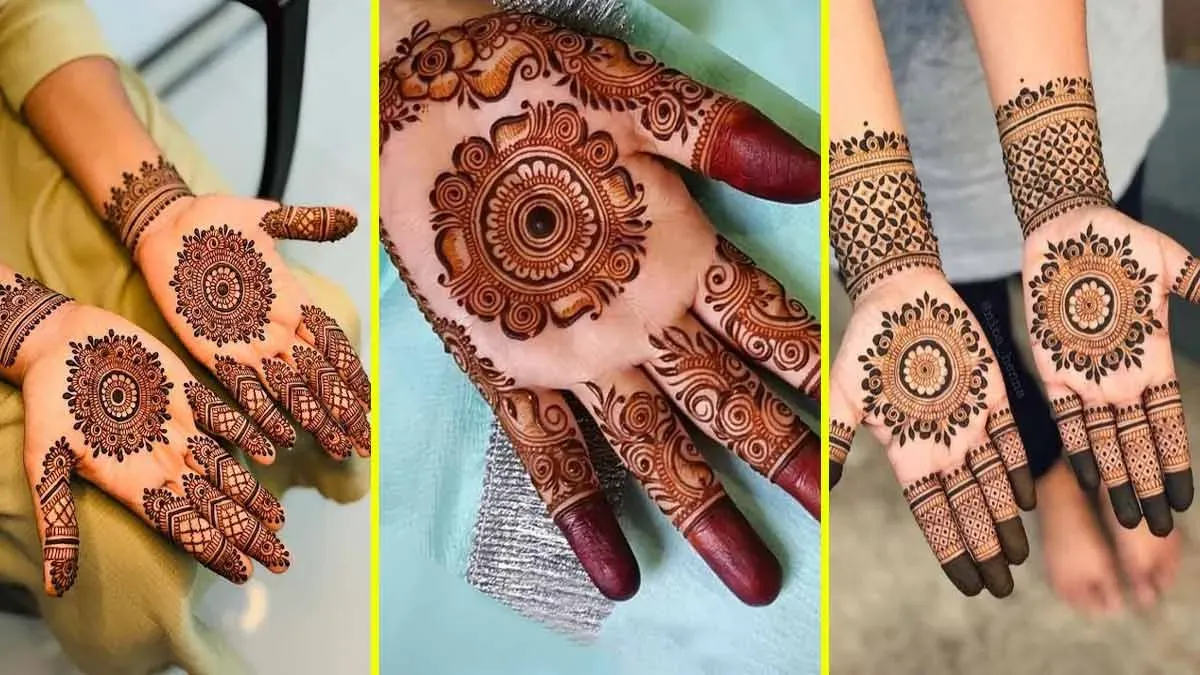 Gangaur Mehndi Design( Source: Social Media)